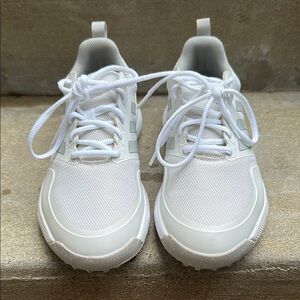 Adidas White Athletic Golf Shoes